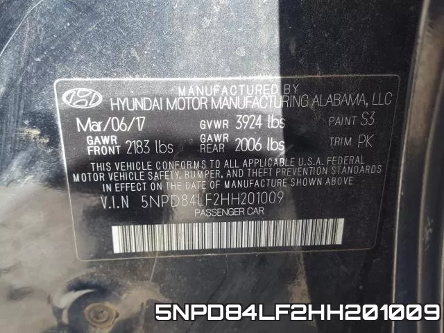 5NPD84LF2HH201009 фото 2