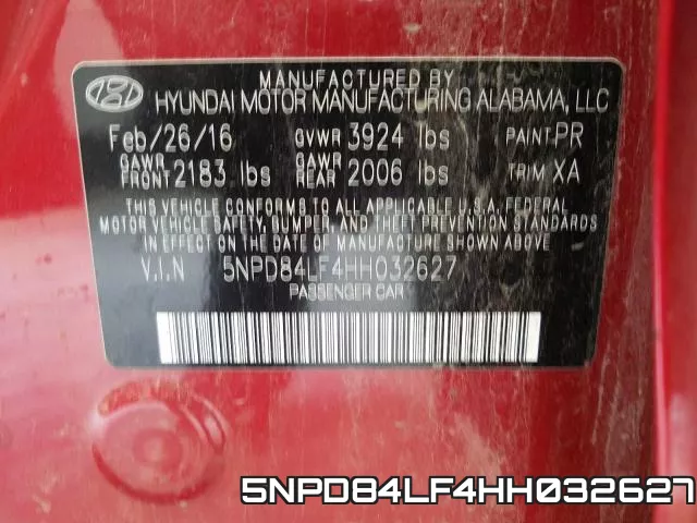 5NPD84LF4HH032627 фото 2
