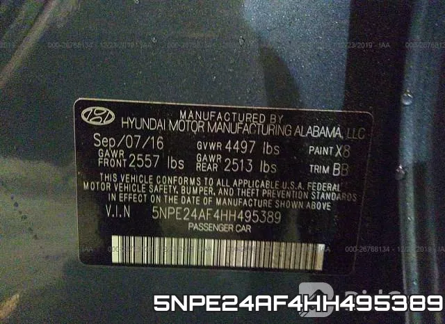 5NPE24AF4HH495389 фото 10
