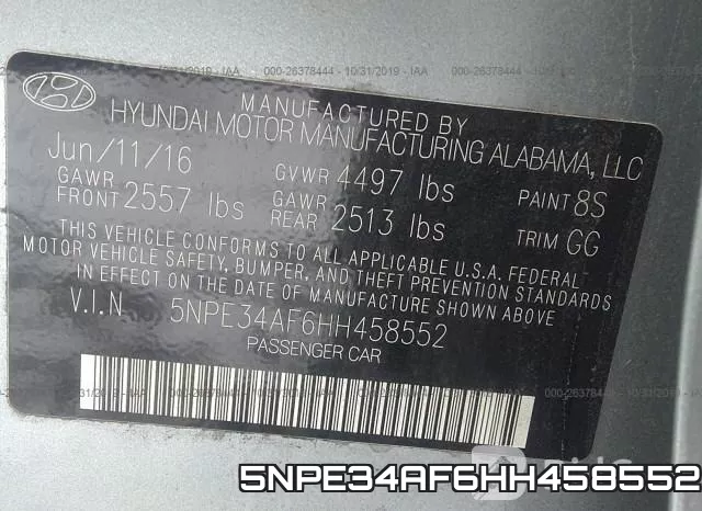 5NPE34AF6HH458552 фото 10