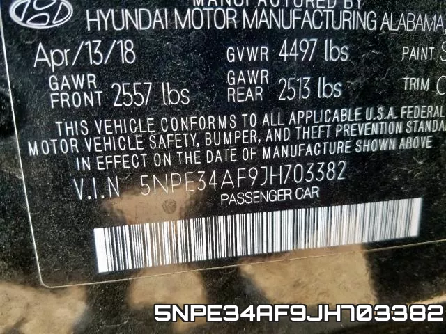 5NPE34AF9JH703382 фото 2