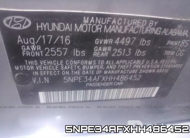 5NPE34AFXHH486452 фото 10
