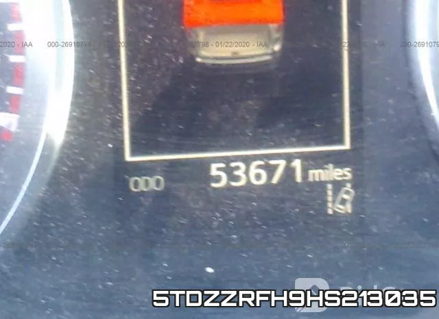 5TDZZRFH9HS213035 фото 8