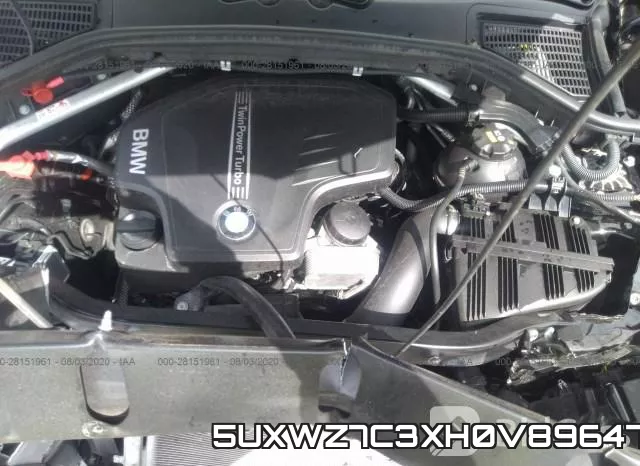 5UXWZ7C3XH0V89647 фото 2