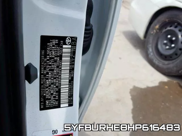 5YFBURHE8HP616483 фото 2