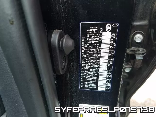 5YFEPRAE5LP075738 фото 2
