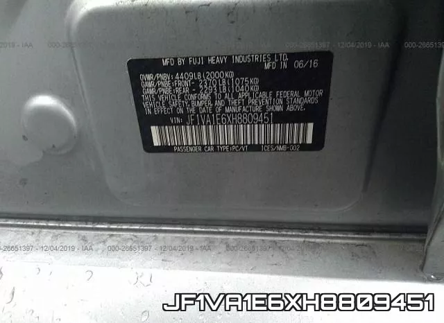 JF1VA1E6XH8809451 фото 10
