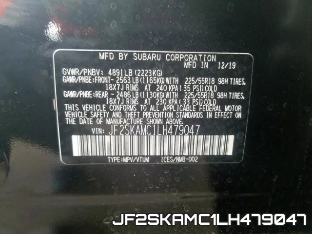 JF2SKAMC1LH479047 фото 2