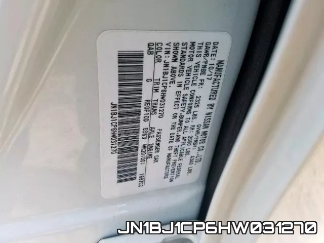 JN1BJ1CP6HW031270 фото 2