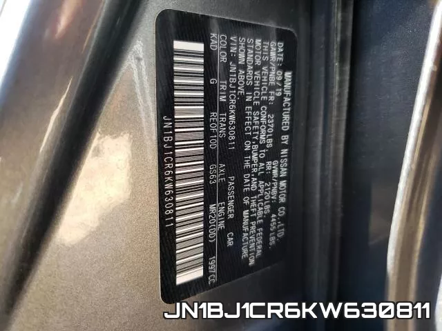 JN1BJ1CR6KW630811 фото 2