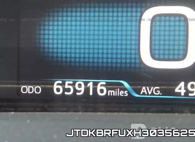 JTDKBRFUXH3035625 фото 8