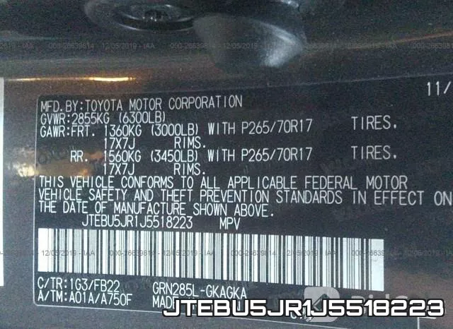 JTEBU5JR1J5518223 фото 10