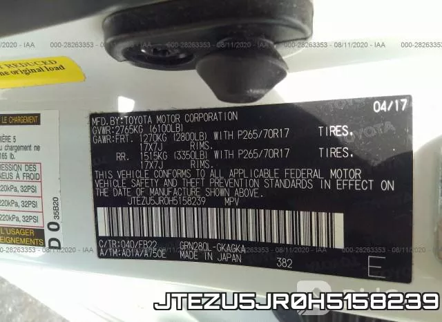 JTEZU5JR0H5158239 фото 10