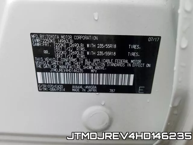 JTMDJREV4HD146235 фото 2