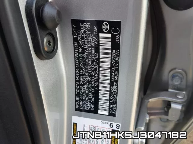 JTNB11HK5J3047182 фото 2