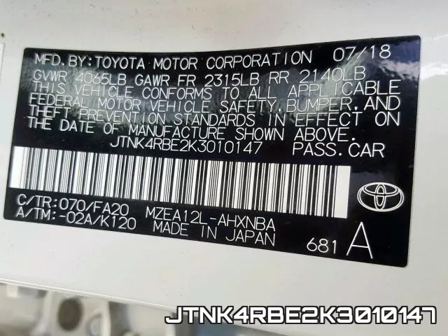 JTNK4RBE2K3010147 фото 2