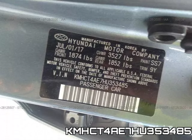 KMHCT4AE7HU353485 фото 10
