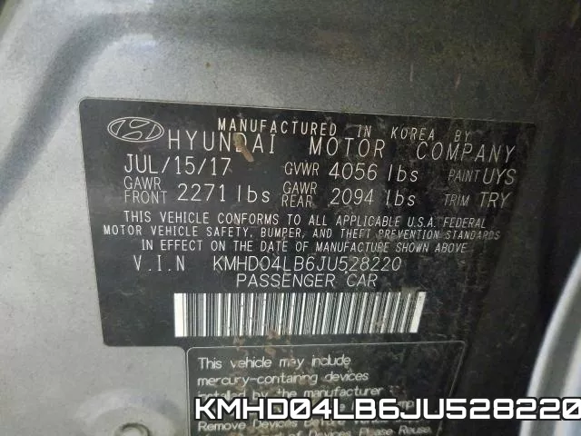 KMHD04LB6JU528220 фото 2