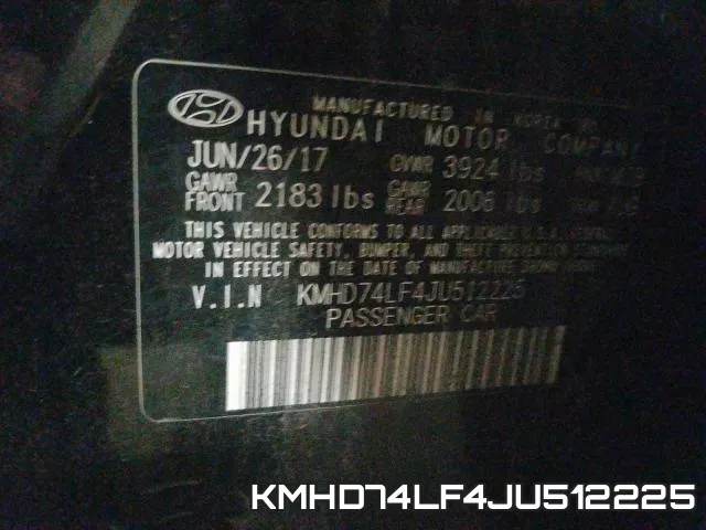 KMHD74LF4JU512225 фото 2
