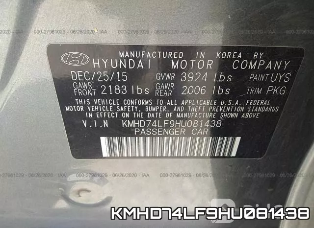 KMHD74LF9HU081438 фото 10