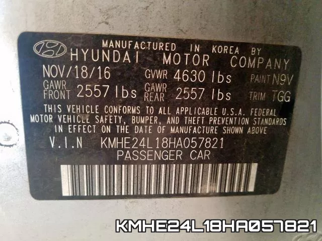 KMHE24L18HA057821 фото 2