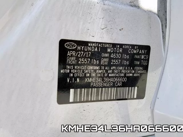 KMHE34L36HA066600 фото 2