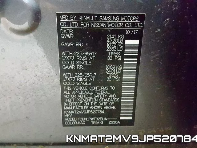 KNMAT2MV9JP520784 фото 2