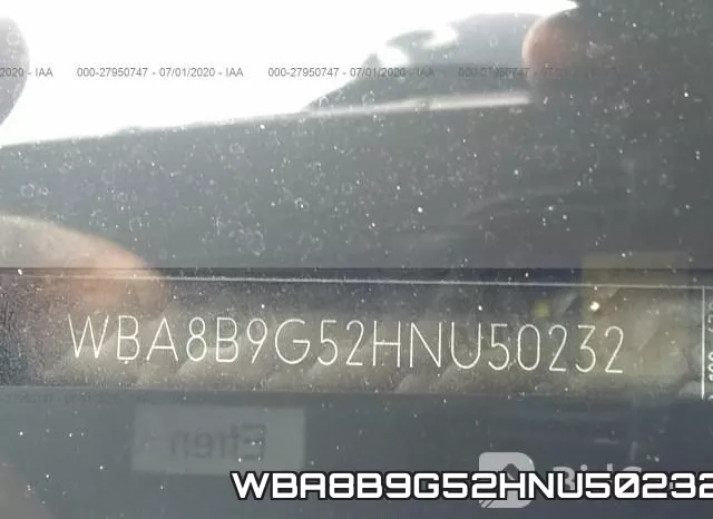 WBA8B9G52HNU50232 фото 10