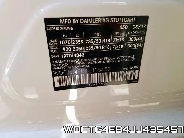 WDCTG4EB4JJ435457 фото 2