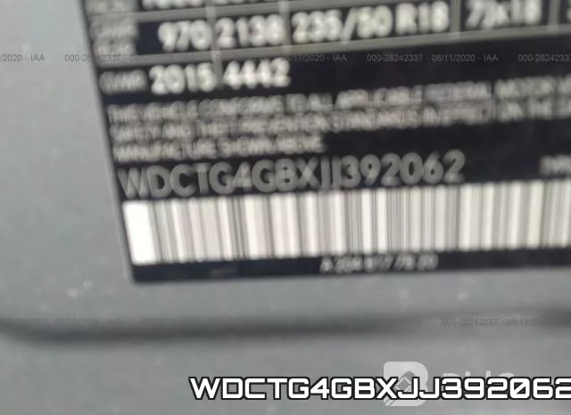 WDCTG4GBXJJ392062 фото 10