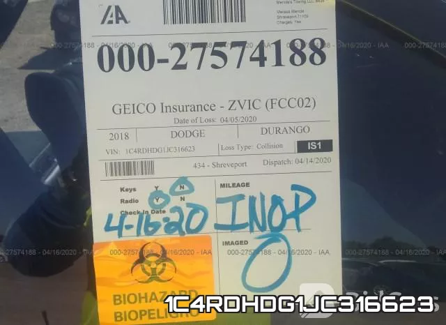 1C4RDHDG1JC316623 фото 6