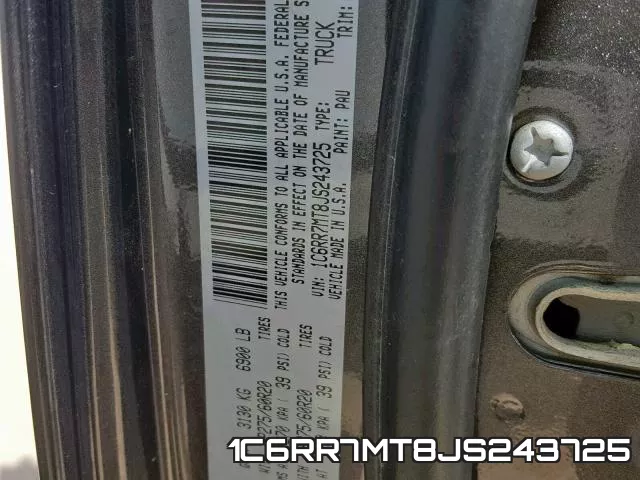 1C6RR7MT8JS243725 фото 2