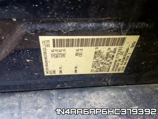 1N4AA6AP6HC379392 фото 2