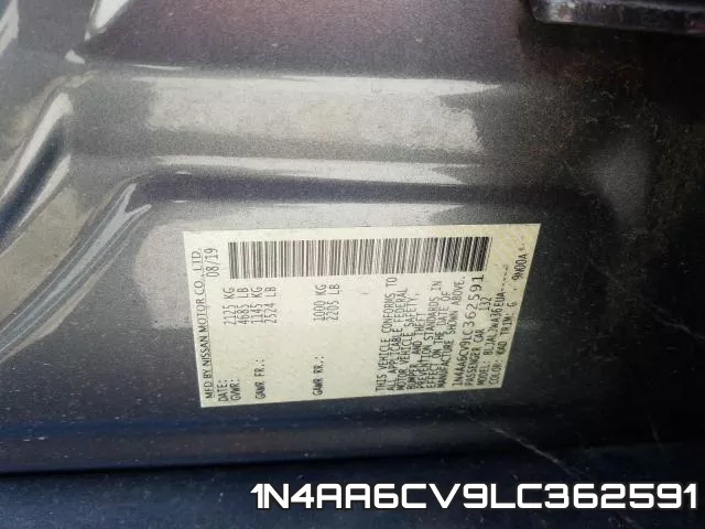 1N4AA6CV9LC362591 фото 2