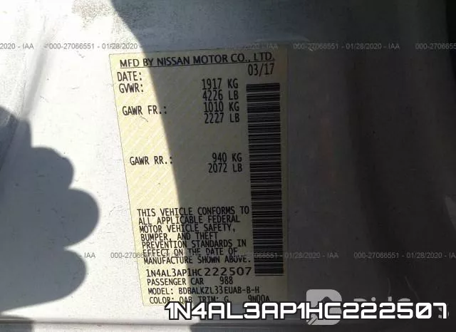 1N4AL3AP1HC222507 фото 10