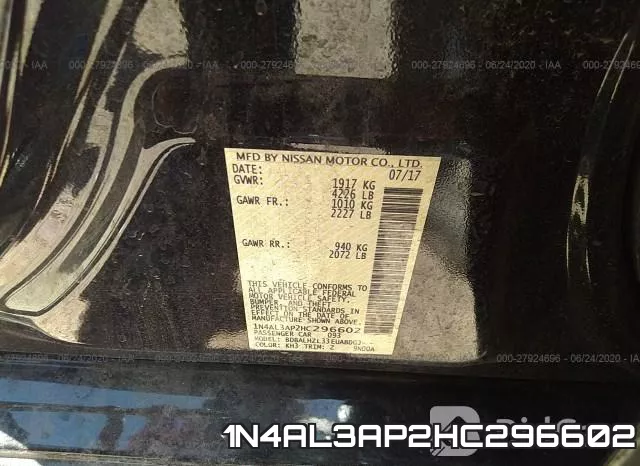 1N4AL3AP2HC296602 фото 10