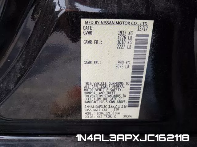 1N4AL3APXJC162118 фото 2