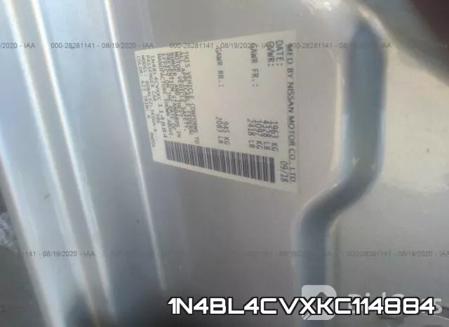 1N4BL4CVXKC114884 фото 10