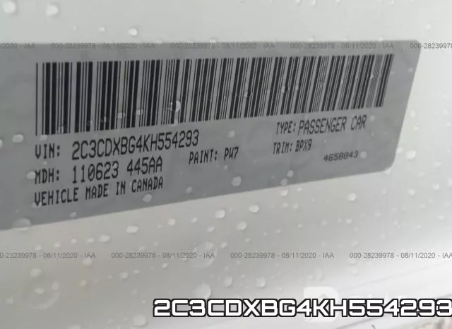 2C3CDXBG4KH554293 фото 10
