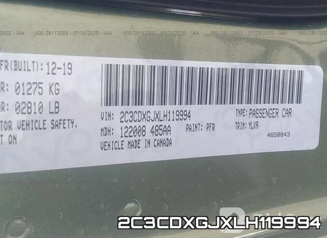 2C3CDXGJXLH119994 фото 10