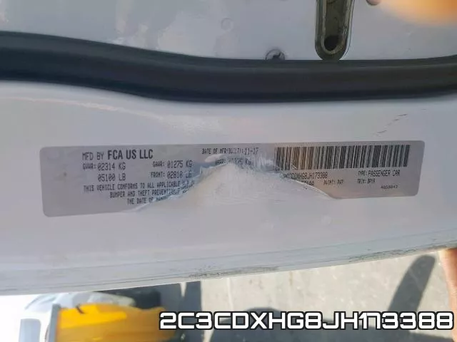 2C3CDXHG8JH173388 фото 2
