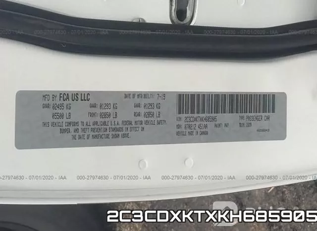 2C3CDXKTXKH685905 фото 10