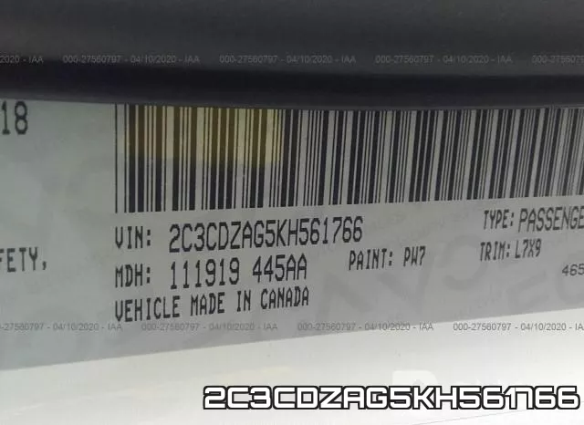 2C3CDZAG5KH561766 фото 10