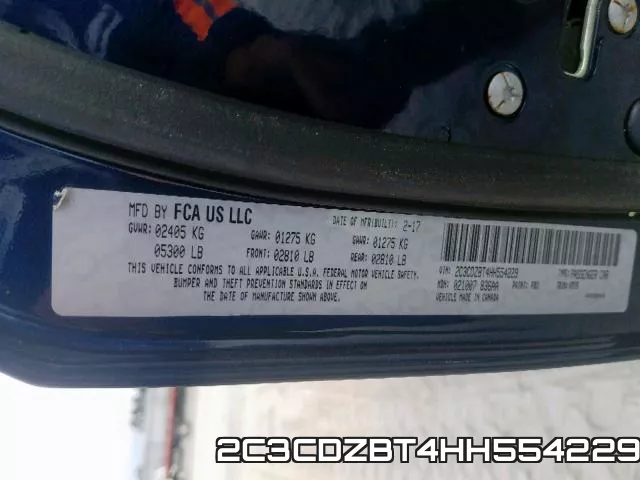 2C3CDZBT4HH554229 фото 2