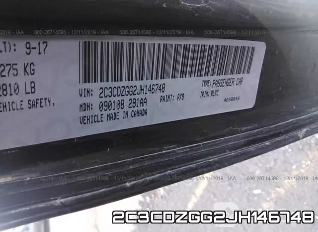 2C3CDZGG2JH146748 фото 10