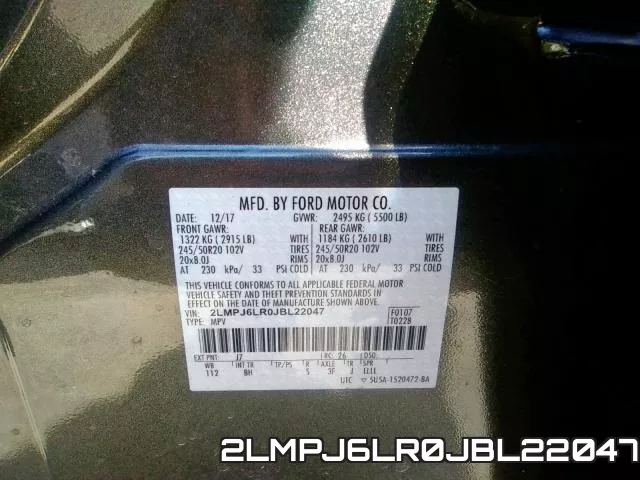 2LMPJ6LR0JBL22047 фото 2
