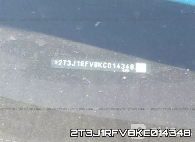 2T3J1RFV8KC014348 фото 10