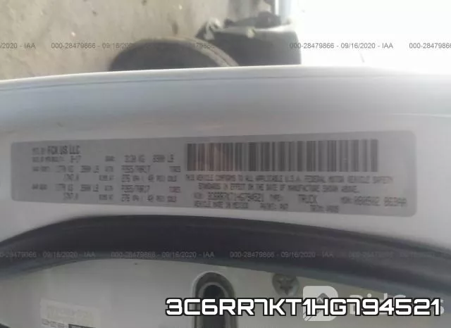 3C6RR7KT1HG794521 фото 10