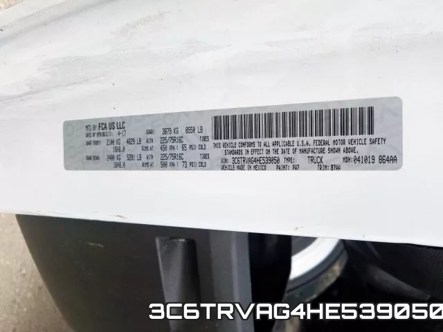 3C6TRVAG4HE539050 фото 2