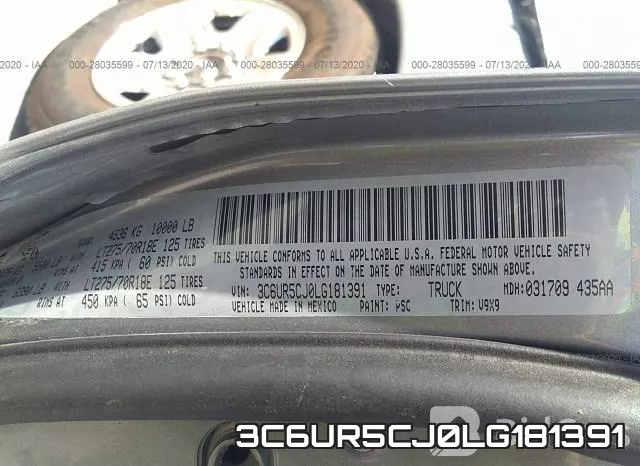 3C6UR5CJ0LG181391 фото 10